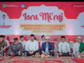 Ustadz Solmed Dalam Kegiatan Isra Miraj di Medan