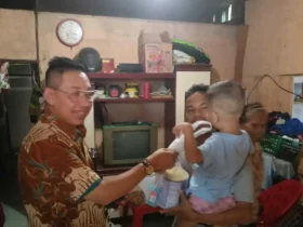 Wong Tarigan Kunjungi Anak Penderita Stunting